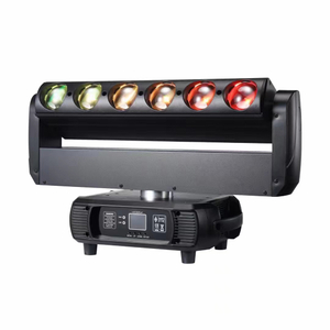 6x60w RGBW 4 in 1 ダブルフェイス ピクセルズームストロボ LEDムービングライト FD-LM660