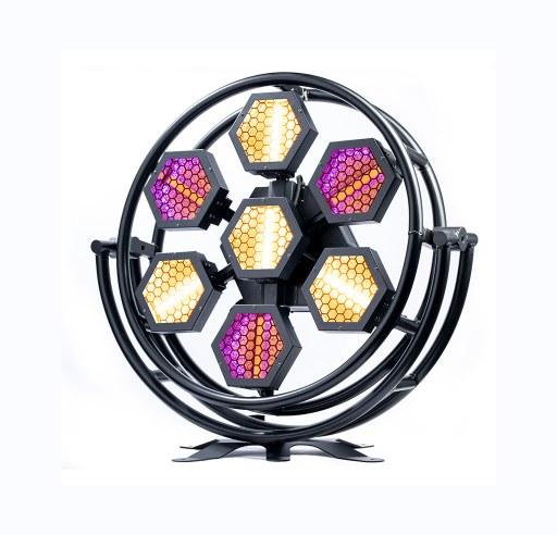 7X60w レトロ バックグラウンド ライト ディスコ ステージ効果 ストロボ ライト FD-R760