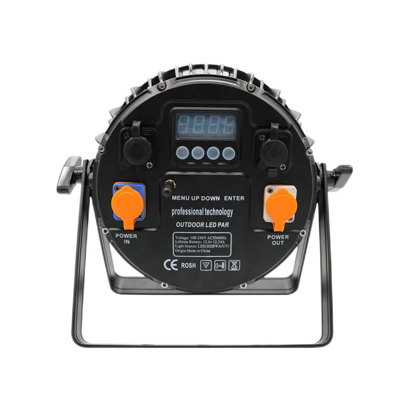 防水バッテリーパー缶ライトワイヤレスLEDパーステージライトFD-LBW1218 
